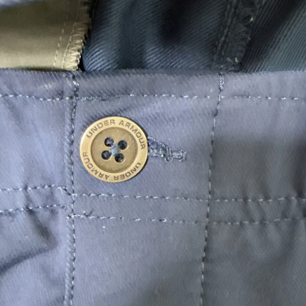 Under Armour Pants Mens 38 x 32 Navy Golf Performance Stretch 4 Pocket 1342263‎